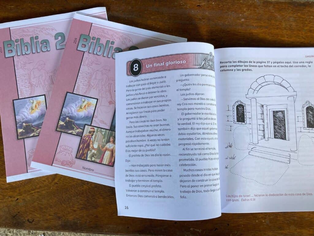second grade CLE Bible books