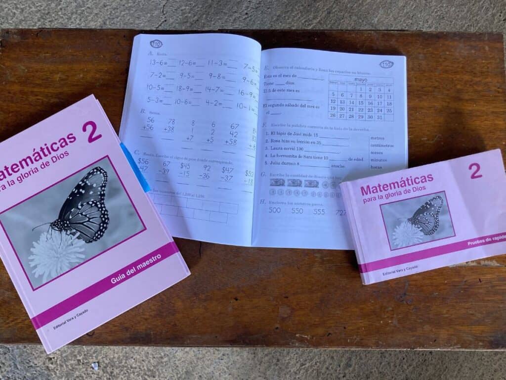 second grade Rod and Staff math books