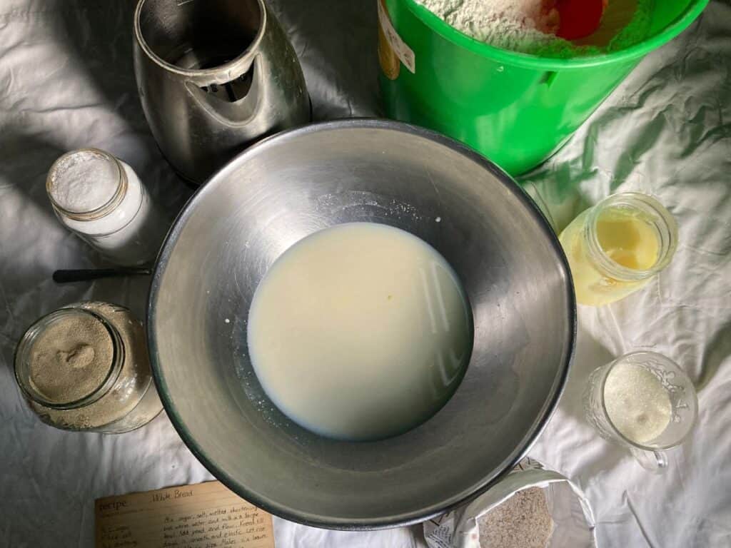 homemade bread ingredients