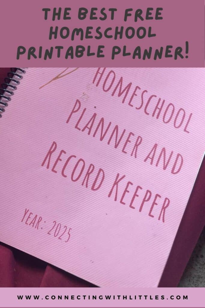 homeschool planner pin