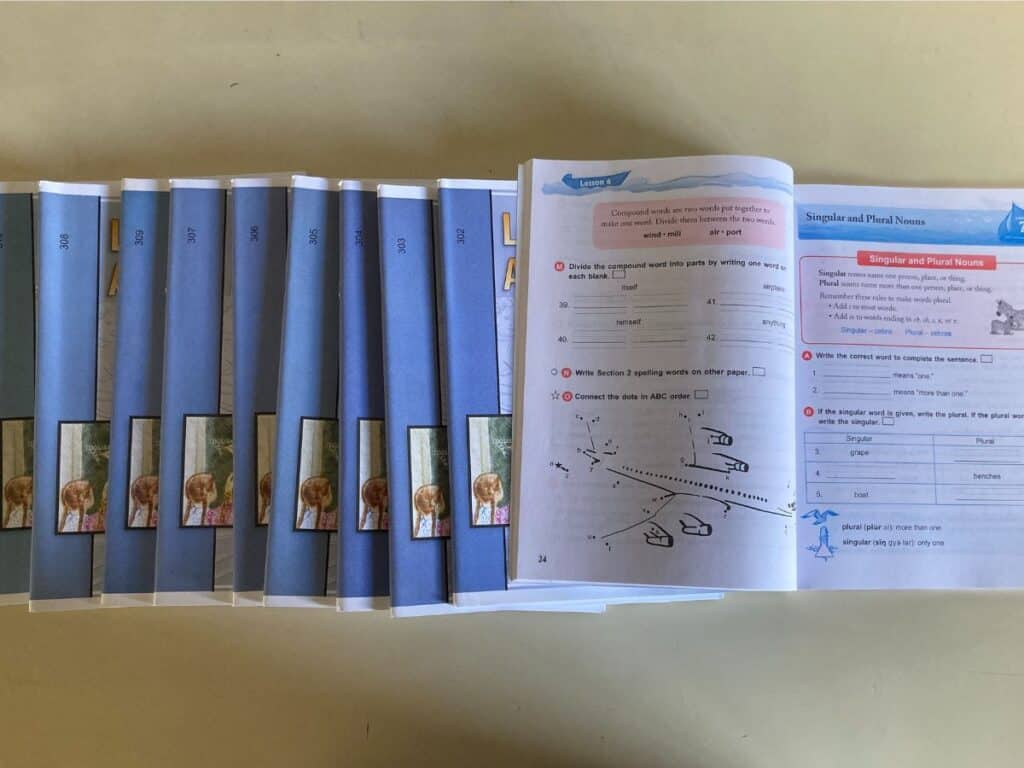 third grade Christian Light Education books