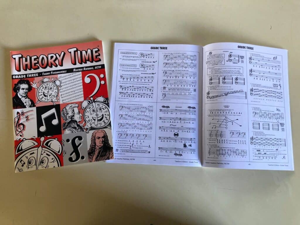 third grade theory time books
